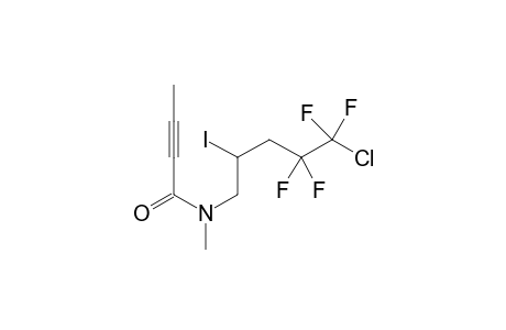 N-(3-(2'-Chlorotetrafluoroethyl)-2-iodopropyl)-N-methyl 2-butyamide