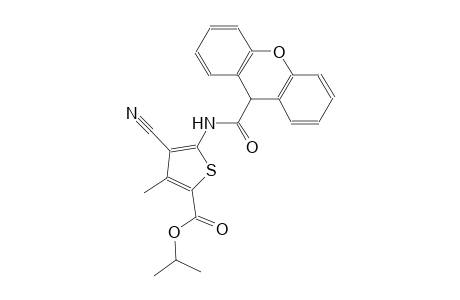 isopropyl 4-cyano-3-methyl-5-[(9H-xanthen-9-ylcarbonyl)amino]-2-thiophenecarboxylate