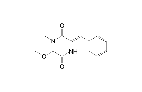 2,5-Piperazinedione, 6-methoxy-1-methyl-3-(phenylmethylene)-, (Z)-
