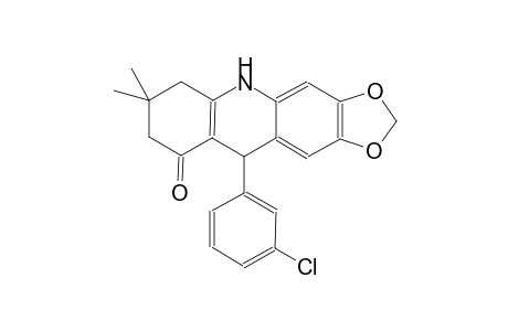 10-(3-chlorophenyl)-7,7-dimethyl-6,7,8,10-tetrahydro[1,3]dioxolo[4,5-b]acridin-9(5H)-one