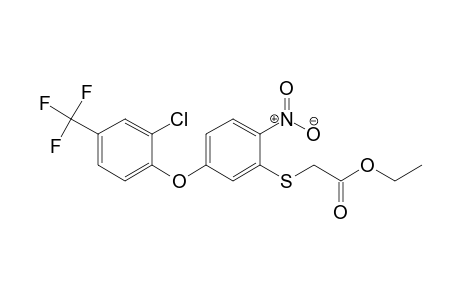 Acetic acid, [[5-[2-chloro-4-(trifluoromethyl)phenoxy]-2-nitrophenyl]thio]-, ethyl ester