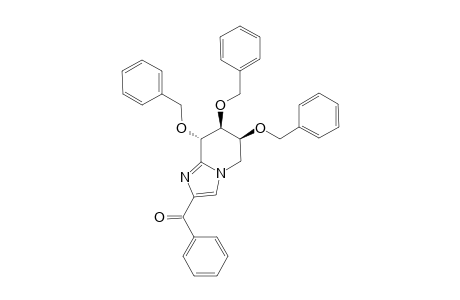 PHENYL-[(6S,7S,8S)-6,7,8-TRIS-(BENZYLOXY)-5,6,7,8-TETRAHYDROIMIDAZO-[1,2-A]-PYRIDIN-2-YL]-METHANONE