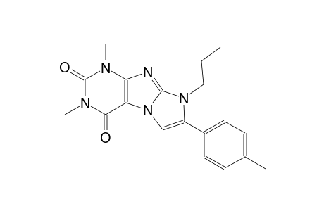 1,3-dimethyl-7-(4-methylphenyl)-8-propyl-1H-imidazo[2,1-f]purine-2,4(3H,8H)-dione