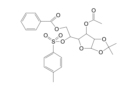 3-O-Acetyl-6-O-benzoyl-1,2-O-(1-methylethylidene)-5-O-[(4-methylphenyl)sulfonyl]hexofuranose