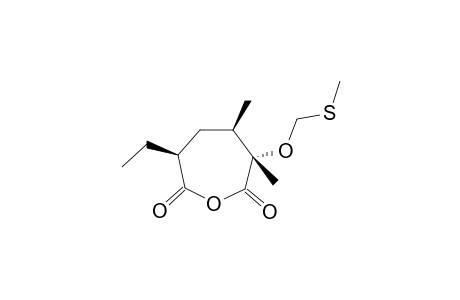 (2S,3R,5S)-5-Ethyl-2,3-dimethyl-2-[(methylthio)methoxy]hexanedioic anhydride