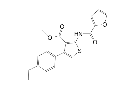 methyl 4-(4-ethylphenyl)-2-(2-furoylamino)-3-thiophenecarboxylate