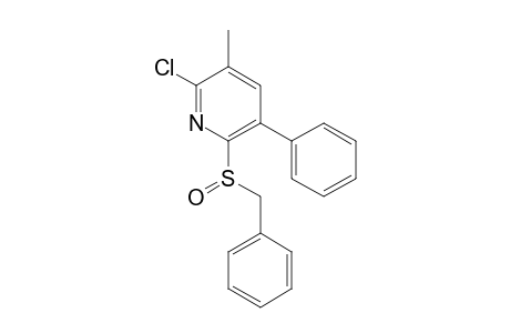 2-chloranyl-3-methyl-5-phenyl-6-(phenylmethyl)sulfinyl-pyridine