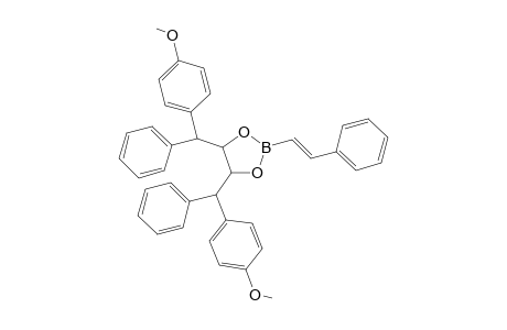 2-[2'-Phenyl-1'-ethenyl]-4,5-bis[(methoxydiphenyl)methyl]-1.3.2-dioxaborolane