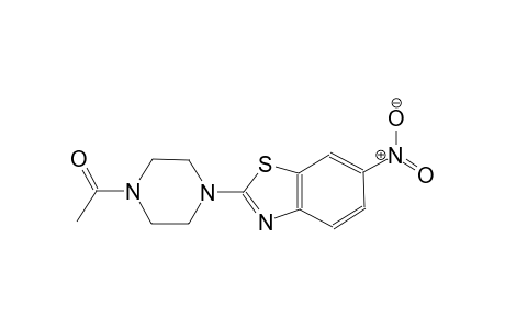 2-(4-acetyl-1-piperazinyl)-6-nitro-1,3-benzothiazole