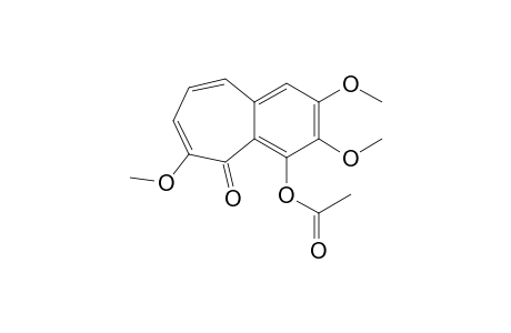 4-hydroxy-2,3,6-trimethoxy-5H-benzocyclohepten-5-one, acetate
