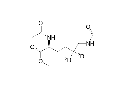 L-Lysine-5,5-D2, N2,N6-diacetyl-, methyl ester