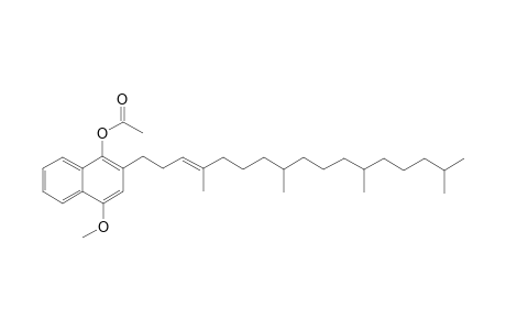 4-Acetoxy-1-methoxy-2-methyl-3-phytyl-1-naphthalene