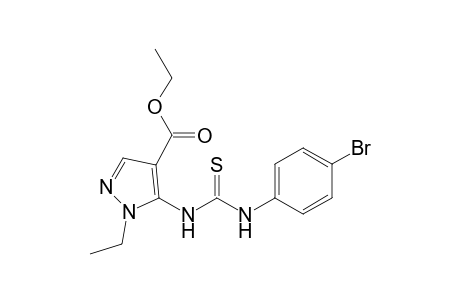2-Ethyl-N-(4'-ethoxycarbonylpyrazol-3'-yl)-N'-(4'-bromophenyl)thiourea-4-carboxylate
