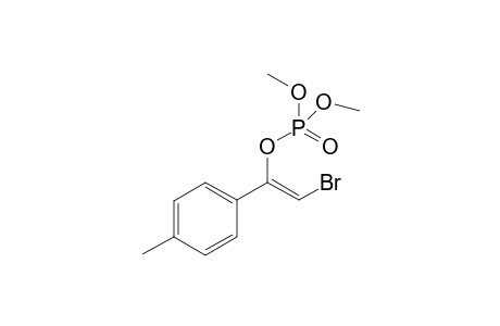 Dimethyl 1-(4-methylphenyl)-2-bromoethenyl phosphate