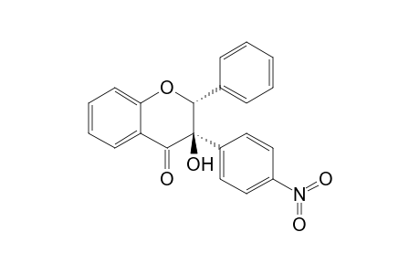 2,3-Dihydro-3-hydroxy-3-(4'-nitrophenyl)-2-phenyl-4H-1-benzopyran-1-one