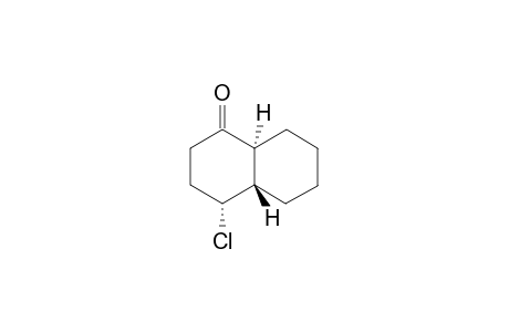 (1S,5R,6S)*-5-chlorobicyclo[4.4.0]decan-2-one