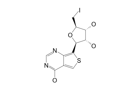 7-(5'-DEOXY-5'-IODO-ALPHA-D-RIBOFURANOSYL)-THIENO-[3,4-D]-PYRIMIDIN-4(3H)-ONE