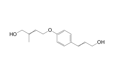 3-[4-(3-methyl-4-hydroxy-2-butenyloxy)-phenyl]-2-propenol