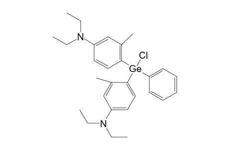 Benzenamine, 4,4'-(chlorophenylgermylene)bis[N,N-diethyl-3-methyl-