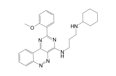 N-Cyclohexyl-N'-[2-(2-methoxyphenyl)-pyrimido[5,4-c]cinnolin-4-yl]propane-1,3-diamine
