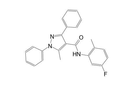 N-(5-fluoro-2-methylphenyl)-5-methyl-1,3-diphenyl-1H-pyrazole-4-carboxamide