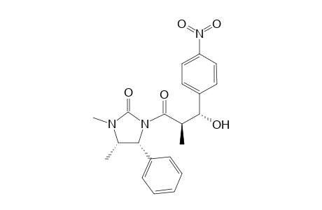 (4R,5S)-1,5-dimethyl-3-[(2R,3R)-2-methyl-3-(4-nitrophenyl)-3-oxidanyl-propanoyl]-4-phenyl-imidazolidin-2-one