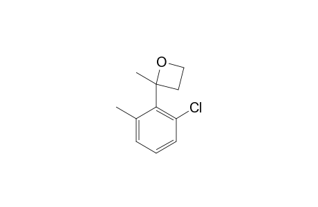 2-(2-Chloro-6-methylphenyl)-2-methyloxetane