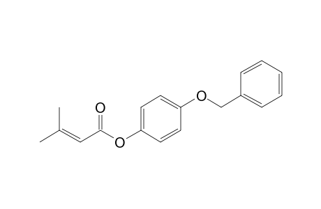3-Methylbut-2-enoic acid, 4-benzyloxyphenyl ester