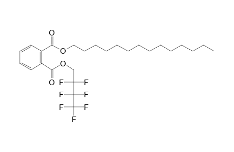 Phthalic acid, 2,2,3,3,4,4,4-heptafluorobutyl tetradecyl ester