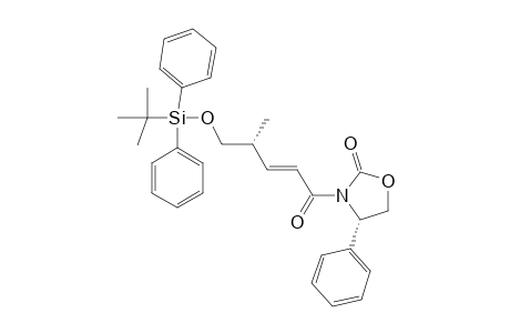 (4S)-3-[(4R,2E)-5-TERT.-BUTYLDIPHENYLSILYLOXY-4-METHYL-2-PENTENOYL]-4-PHENYL-2-OXAZOLIDINONE