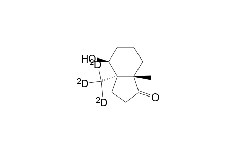 1H-Inden-1-one, octahydro-4-hydroxy-7a-methyl-3a-(methyl-D3)-, (3a.alpha.,4.beta.,7a.beta.)-