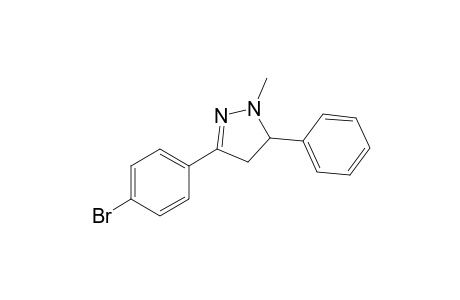 3-(4-Bromophenyl)-1-methyl-5-phenyl-4,5-dihydro-1H-pyrazole