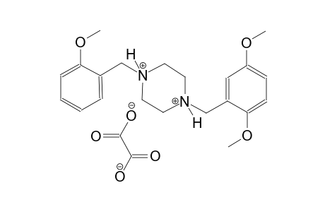 1-(2,5-dimethoxybenzyl)-4-(2-methoxybenzyl)piperazinediium oxalate
