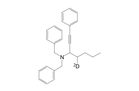 N,N-Dibenzyl-4-deuterio-1-phenyl-1-heptyn-3-amine