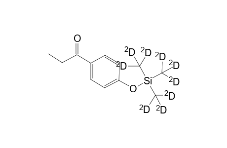 p-hydroxypropiophenone-D9-TMS ether