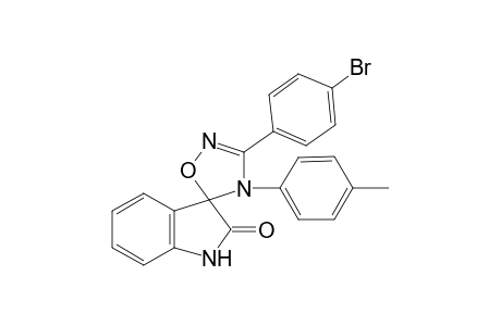 3'-(p-Bromophenyl)-4'-(p-tolyl)-spiro[3H-indol-3,5'-(4H)-[1,2,4]-oxadiazol]-2-one