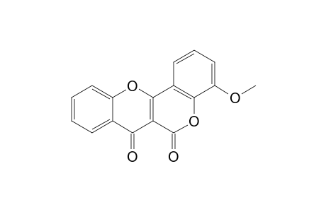 4-METHOXY-6H,7H-[1]-BENZOPYRANO-[4,3-B]-[1]-BENZOPYRAN-6,7-DIONE,(FRUTINONE-B)