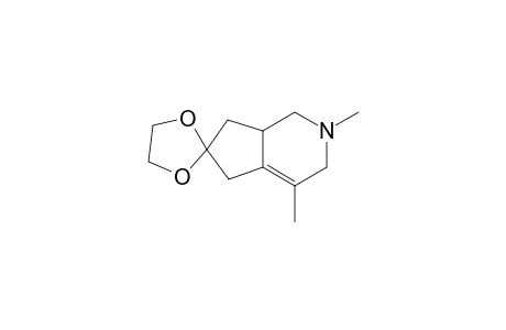 8-Ethylenedioxy-3,5-dimethyl-3-azabicyclo[4.3.0]non-5-ene