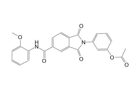 1H-isoindole-5-carboxamide, 2-[3-(acetyloxy)phenyl]-2,3-dihydro-N-(2-methoxyphenyl)-1,3-dioxo-