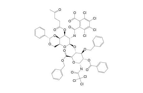 #13;O-[BENZYL-2-O-BENZOYL-3-O-BENZYL-4-O-(4,6-O-BENZYLIDENE-2-DEOXY-3-O-LEVULINOYL-2-TETRACHLOROPHTHALIMIDO-BETA-D-GALACTOPYRANOSYL)-ALPHA-D-GLUCOPYRANOSYLURON