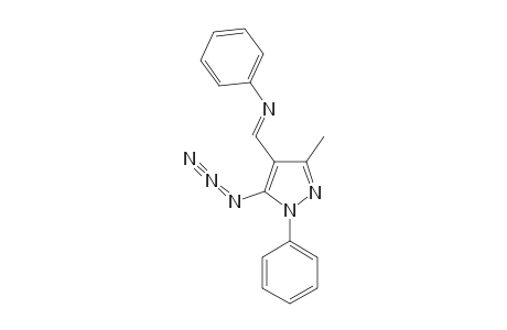 5-Azido-3-methyl-1-phenyl-4-(N-phenyliminomethyl)pyrazole