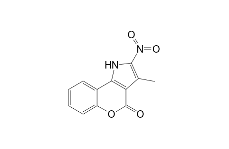 3-Methyl-2-nitro-[1]benzopyrano[4,3-b]pyrrol-4(1H)-one