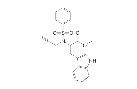 Methyl 2-[N-(Phenylsulfonyl)-N-(propargyl)amino]-3-(1H-3-indolyl)propionate