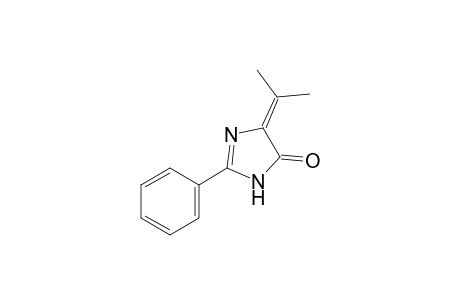 4-isopropylidene-2-phenyl-2-imidazolin-5-one