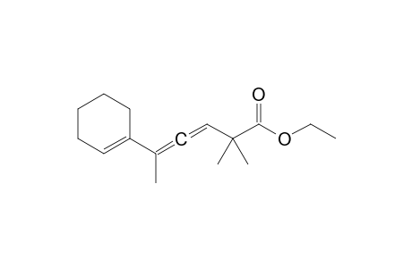 Ethyl 5-(1'-cyclohexenyl)-2,2-dimethyl-3,4-hexadienoate
