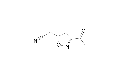 2-(3-acetyl-2-isoxazolin-5-yl)acetonitrile