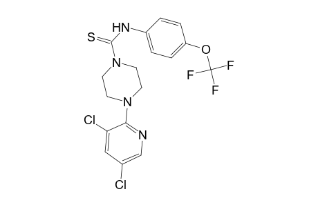 4-(3,5-Dichloro-2-pyridinyl)-N-[4-(trifluoromethoxy)phenyl]-1-piperazinecarbothioamide
