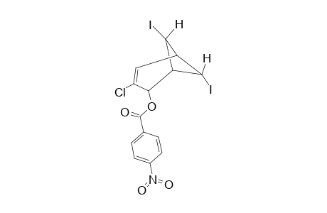 3-CHLORO,ENDO-6,SYN-7-DIIODOBICYCLO-[3.1.1]-HEPT-3-ENE-2-YL-4-NITROBENZOATE