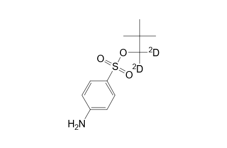 Benzenesulfonic acid, 4-amino-, 2,2-dimethylpropyl-1,1-D2 ester