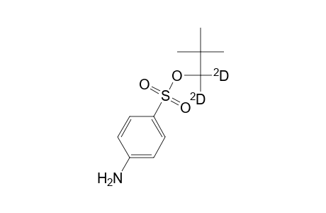 Benzenesulfonic acid, 4-amino-, 2,2-dimethylpropyl-1,1-D2 ester